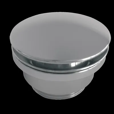 Image de Robinet de vidange KWC, raccordement G 1 1/4B, en laiton chromé, avec système de fermeture