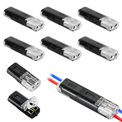 2-polige wasserdichte Kabelverbinder, 12 Stück, für 18-22 AWG Kabel