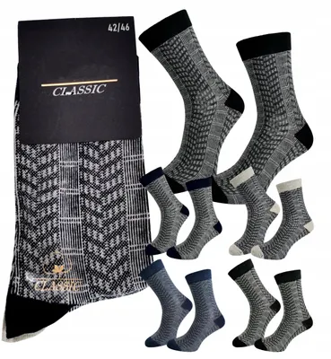 Produktbild von Pofantazjujmy Jacquard Herren Baumwollsocken Premium