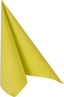 Produktbild von 280 Servietten "ROYAL Collection" 1/4-Falz 25 cm x 25 cm limonengrün