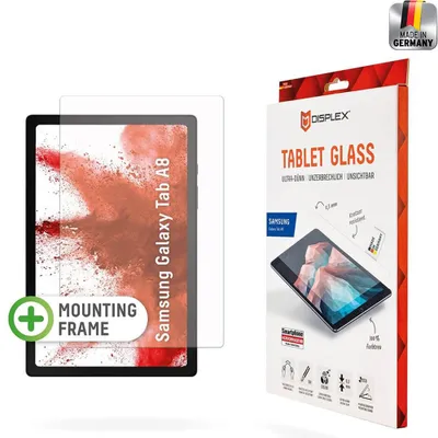 Obrázok produktu pre Displex Tablet Glass (9H) pre Samsung Galaxy Tab A8, Eco Mounting Frame, nerozbitné, ultratenké, neviditeľné