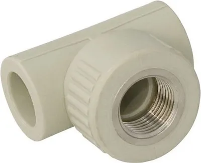 Produktbild von PPR T-Stück mit IG 32x3/4" Schweißtechnik PP-R