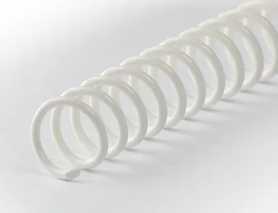 Produktbild von Binderücken CoilBind 47 Ringe 10mm, 4:1 Teilung weiss