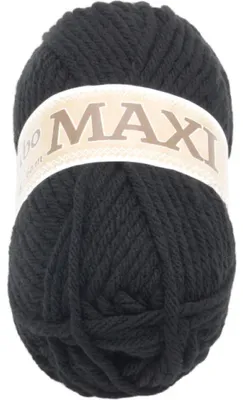 Immagine prodotto di Filato JUMBO MAXI - 100g / 65 m - nero