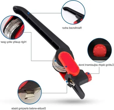 Ersatzmesser Crimpzange und Kabelstripper für Elektriker, ideal für Drahtbearbeitung und Kabelmontage