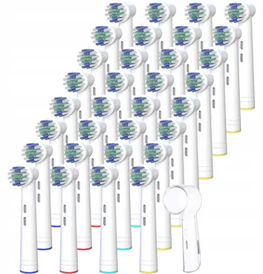 Produktbild von Nistal EB17P Ersatz Zahnbürstenköpfe 32 Stück Precision Clean