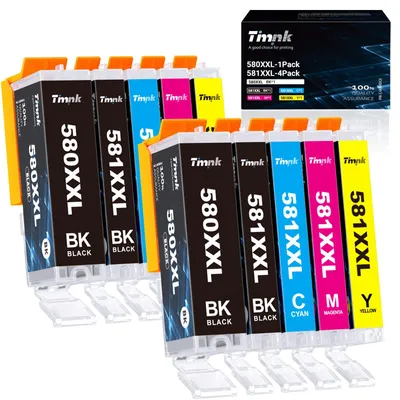 Productafbeelding van Timink 580 581 XXL inktpatronen, compatibel met Canon Pixma TR8550 TS6250