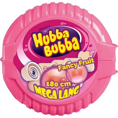 Immagine prodotto di Hubba Bubba Fancy Fruit Chewing Gum 56g – Gusto fruttato e intenso