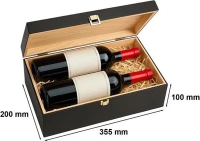 Produktbild von Holzkiste für Wein K-982 EX Schwarz
