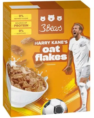 Produktbild von 3Bears Harry Kane's Oat Flakes 350g