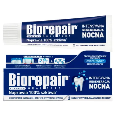 A toothpaste tube and its box packaging.