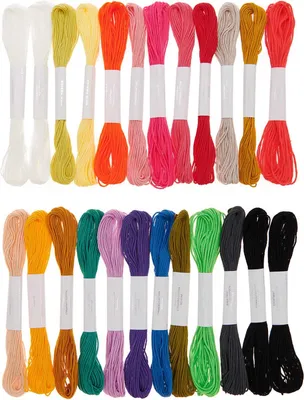 Produktbild von Rico Design Stickgarnset Multicolour, 24-teilig Fashion