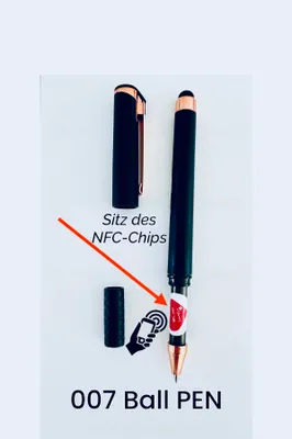 Immagine prodotto di 007 biros NFC con Love disponibile in esclusiva solo da noi, nuovo con password di protezione