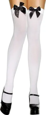Produktbild von y weiße Strumpfhose weiß halterlos Gr. 34-40