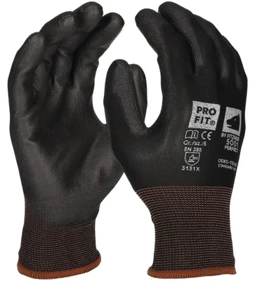PU Handschuh "Perfect",schwarz 9 (Packung à 12 Paar)