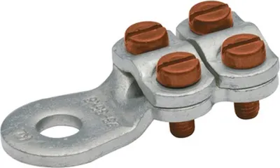 Produktbild von Klauke Cu-Klemmkabelschuh gestanzt 35-50mm² M10 4 Schrauben Klauke 586R10, 1 Stk.