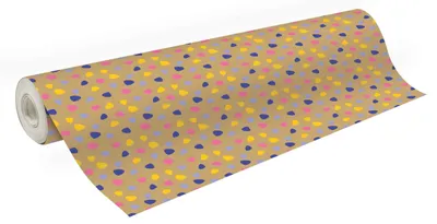 Produktbild von Clairefontaine Geschenkpapier Kraft braun 70g, Rolle 50x0,70m Mehrfarbig 223928C