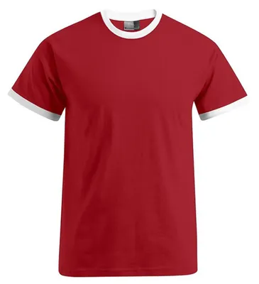Obrázok produktu pre Promodoro - Pánske tričko LT2740 (XL) (ohnivo červená/biela)