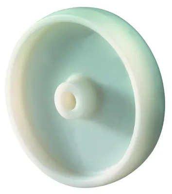 Image de BS Roulettes Roue pour A90 Diamètre 125mm Capacité de charge 300kg Roue en plastique blanc Longueur du moyeu 44mm - A90.128