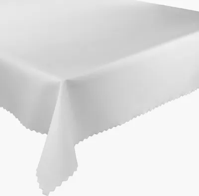 Obrázok produktu pre Vodotesný polyesterový záhradný obrus biely 130x160 cm