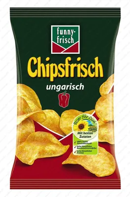 Produktbild von Funny Frisch Chips Ungarisch 50g x 12 Beutel
