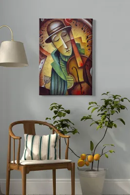 Imagen del producto de Wallity, modelo TCR1271, Bunt, cuadros sobre lienzo, 50 x 70 cm, 100% lienzo