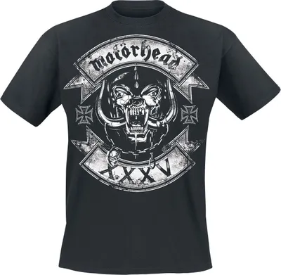Produktbild von Motörhead T-Shirt Herren Rockers Logo schwarz Band-Merch, Bands 100% Baumwolle S