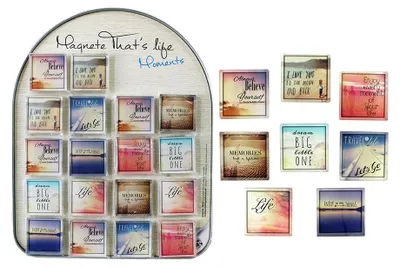 Produktbild von 1 x Magnet That's Life Moments COOLMAGNETS ca. 4x4x0,5cm