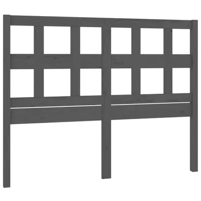 Image de vidaXL Tête de lit Gris 165,5x4x100 cm Pin massif