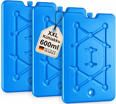 Produktbild von XXL Kühlakku 3er Set Kühlbrett Kühltasche Kühlbox Kühlpad Camping Flach Picknick
