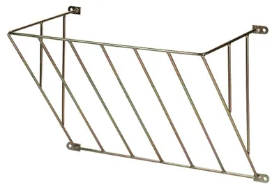 Produktbild von Kerbl Heuraufe 68x41x45,5cm Metall verzinkt Stababstand 101mm Wandmontage