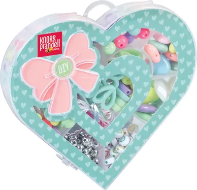 Immagine prodotto di Parure di gioielli "Cuore" | 125×115×20 mm multicolore pastello 42 g