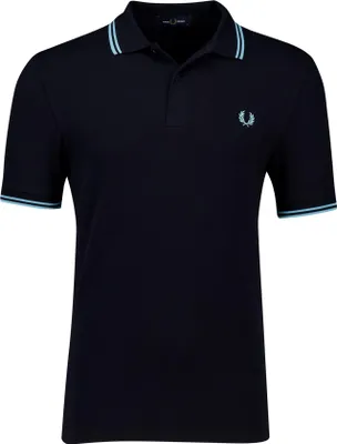 Produktbild von Fred Perry Poloshirt dunkelblau einfarbig Baumwolle