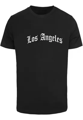 Zdjęcie produktu dla Męska koszulka Mr. Tee Los Angeles Wording Tee, czarna – rozmiar S