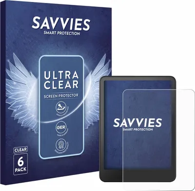 Produktbild von 6x Für Amazon Kindle Colorsoft Schutzfolie Savvies Displayschutz Display Schutz Folie Klar Transparent