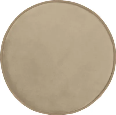 Produktbild von Domarex Runde Stuhlkissen Marie Foam 36 cm - Weich, Komfortabel und rutschfest für Hocker und Stühle, Ideal für Zuhause - beige