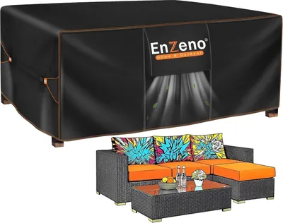 Obrázok produktu pre Enzeno obal na záhradný nábytok 200x160x74cm 420D Oxford nepremokavý