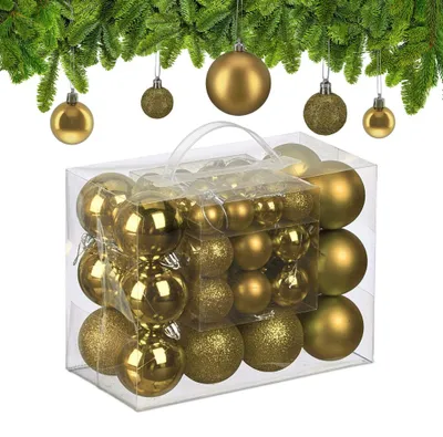 Immagine prodotto di Set di palline per albero di Natale, finitura opaca/lucida/glitterata