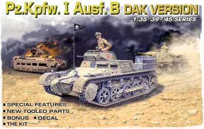 Obrázok produktu pre Model Kit tank 6207 - Pzkpfw. I Ausf. B, verzia DAK (1:35)
