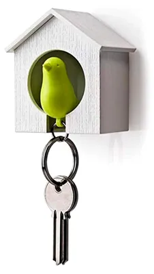 Produktbild von Vogelhaus-Schlüsselhalter mit Pfeifenfunktion