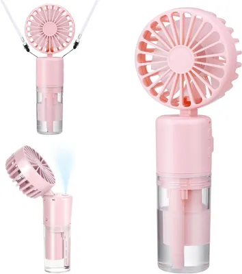 Produktbild von Handventilator mit Wassernebel 4000mAh USB Mini Ventilator