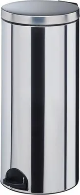 Image de Poubelle à pédale 30l inox - Rossignol - 90234 - Élora