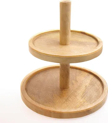 Produktbild von Etagere aus Mangoholz - 25 cm - 96206