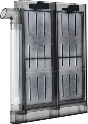 Image de Filtre à air d'aquarium Filtre à air d'aquarium Filtre biochimique à charbon actif Aquarium Equipement de filtration d'oxygène Filtre intérieur pour aquarium(Filtre pour aquarium de 40-60cm)