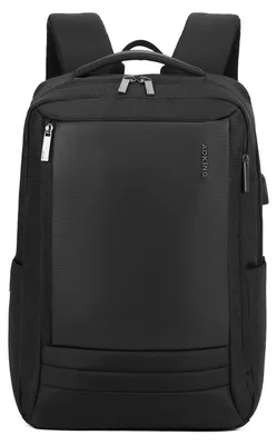 Produktbild von Aoking Unisex Rucksack, Schwarz, aus Polyester, mit Reißverschluss und multifunktionalen Fächern, 30x15x42 cm