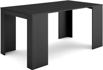 Produktbild von Ausziehbarertisch, 160x90x77cm, Für 8 Gäste, Esszimmertische, Schwarz