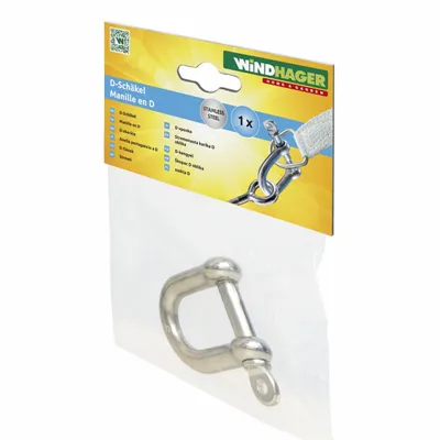 Produktbild von Windhager D-Schäkel Edelstahl rostfrei