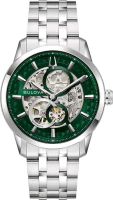 Produktbild von Mechanishe Bulova Silber   Kollektion Sutton - mann
