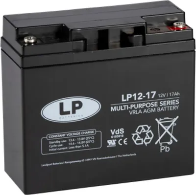 Immagine prodotto di Batteria al piombo 12V 17Ah AGM NSA LP12-17 T12 VdS