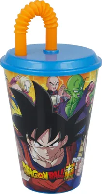 Obrázok produktu pre Hrnček Bidon so slamkou 430ml Dragon Ball Goku